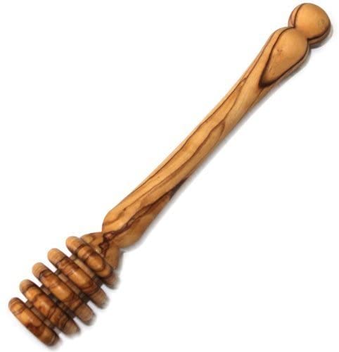 Natural Olivewood Honey Dipper SP08A