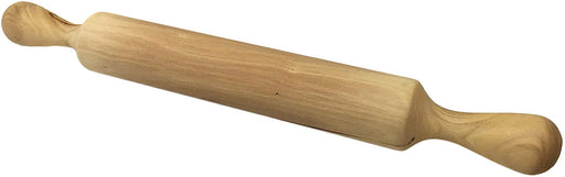 Olive Wood Handcrafted in The Holy Land by Artisans Rolling Pin with Fixed Handles for Baking Dough Pizza Pie Pastry Pasta and Cookies - 15" Inches