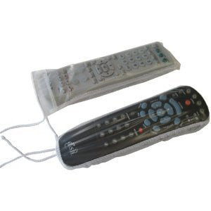 Disposable TV Remote Covers Pack of 10 - The Cover Fits Securely - Sewn Elastic Edge, Measures 8.5" X 3"