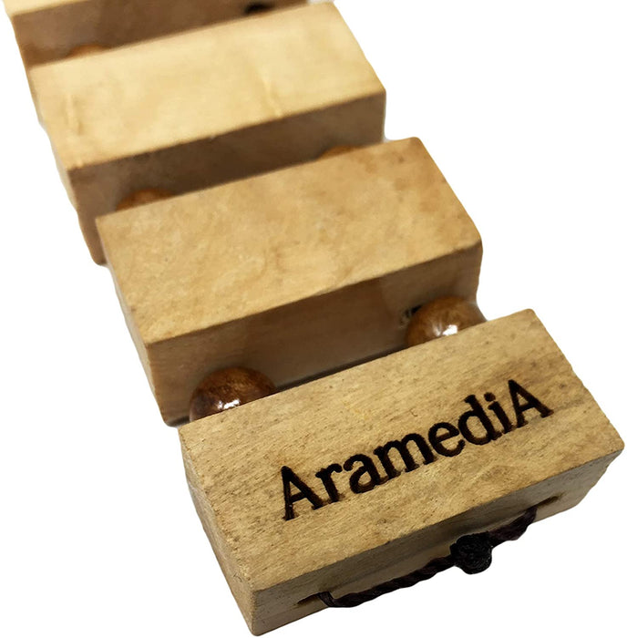 AramediA Olive Wood Handcrafted Our Father Wall Cross Hand Crafted by Artisans in The Holy Land - 10" x 6" x 0.5" (inches)