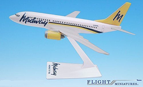 Midway (93-01) 737-700 Airplane Miniature Model Snap-Fit 1:200 Part# ABO-73770H-007