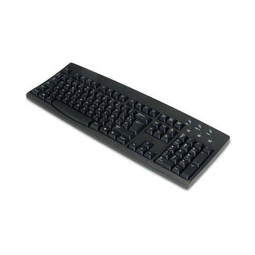 Standard English US Black Wired USB Keyboard SimplyPlugo Brand by Solidtek