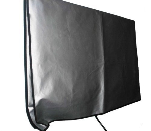 Large Flat Screen TV (70") Vinyl Padded Dust Sliver Color Covers