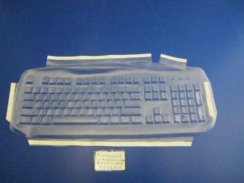 Viziflex's Biosafe Anti Microbial Keyboard cover fitting Microsoft Wired