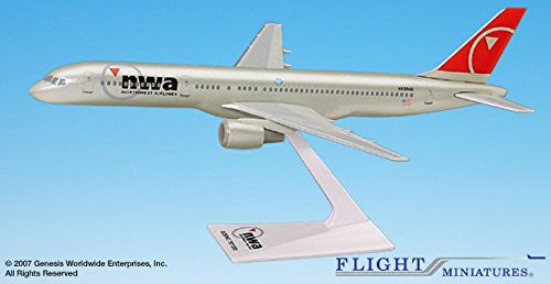 Boeing 757-200 Northwest Airlines 1/200 Scale Model by Flight Miniatures #ABO-75730H-006