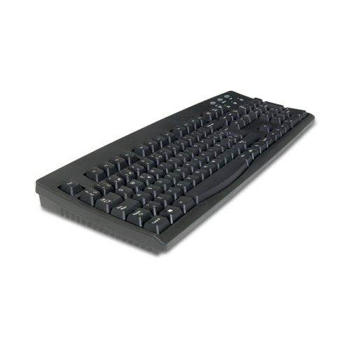 Standard English US Black Wired USB Keyboard SimplyPlugo Brand by Solidtek