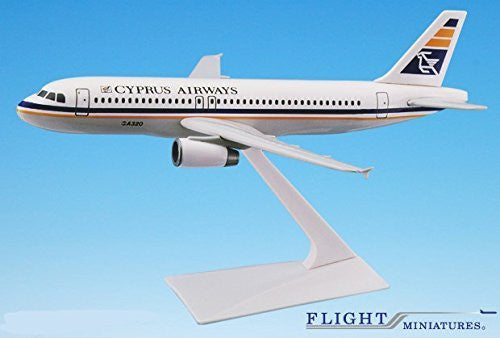 Cyprus Airways A320-200 Airplane Miniature Model Plastic Snap-Fit 1:200 Part# AAB-32020H-026
