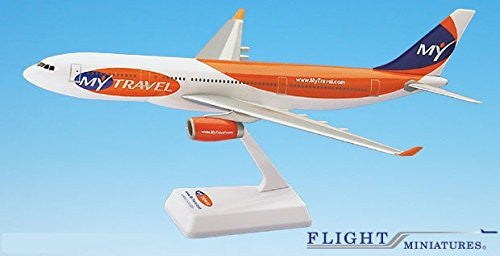 MyTravel AirBus A330-200 Airplane Miniature Model Plastic Snap Fit 1:200 Part# AAB-33020H-011