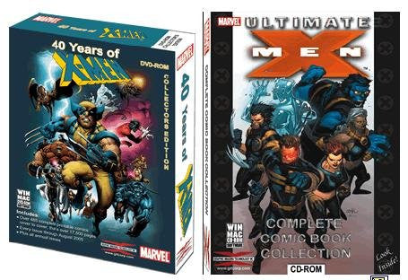 Marvel Comics 40 Years of X-Men DVD Plus Ultimate X-Men CD-ROM Bundle