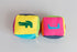 Handmade Arabic Fruit Block Set - Each Block Measures (3" x 3" x 3") (Set of 2) - Made by Women Artisans