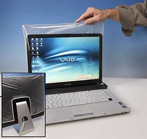 Viziflex Biosafe Anti-Microbial Laptop Screen Covers 17.5" W x 11" H- Part AMLSC01 - Keyboard not Included