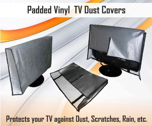 Large Flat Screen TV LED HDTV Vinyl Padded Dust Protection covers