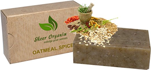 Certified Organic Sheer Organix Rejuvenative Herbal Soap Handmade in the USA, 4 oz. / 113g