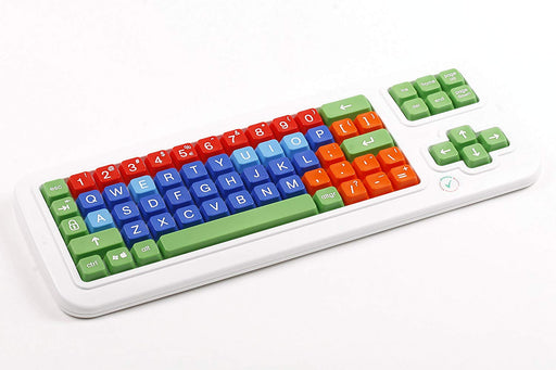 Products Clevy Large Print Mechanical and solid spill proof Color coded Keyboard
