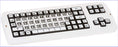 Clevy Color Coded US Large Print solid Spill proof Mechanical keyboard